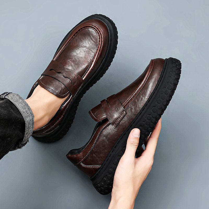 Loafer Slip On Men - Nouveaux Mocassins Homme 2026 en Cuir