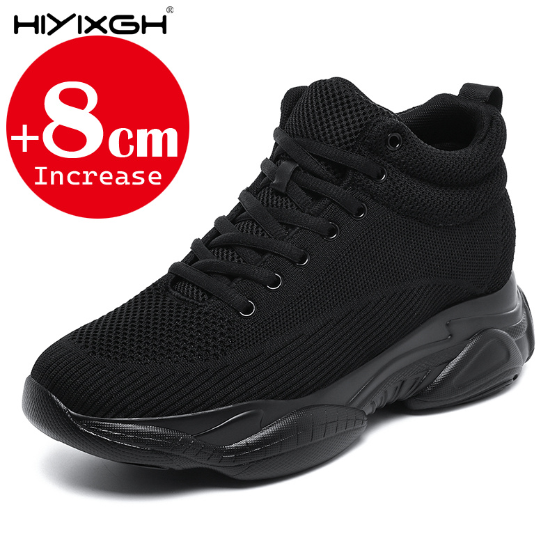 Men'S Shoes Height Increase - Chaussures de sport décontractées montantes pour