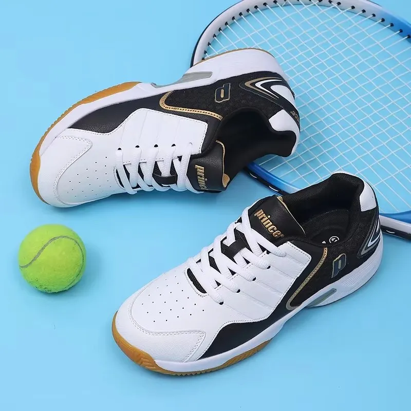 Men'S Shoes Professional - Chaussures de badminton professionnelles en cuir