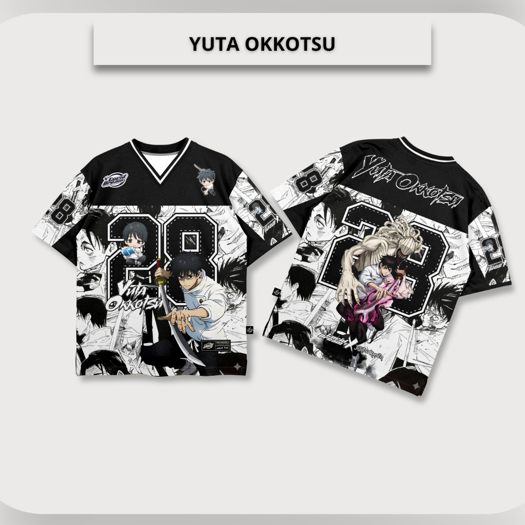 Men'S Shoes Black And White - T-shirt Manga Graphique Jujutsu Kaisen 0