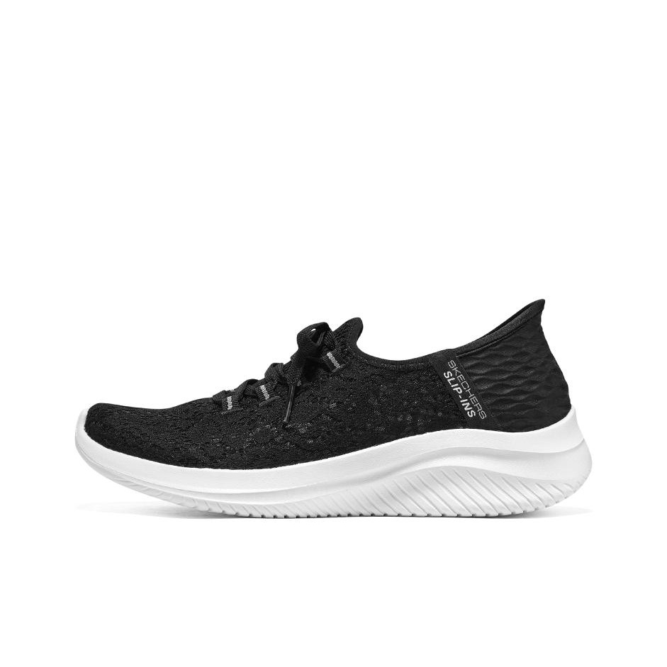 Men'S Shoes Black And White - Chaussures de marche Skechers Slip Ins