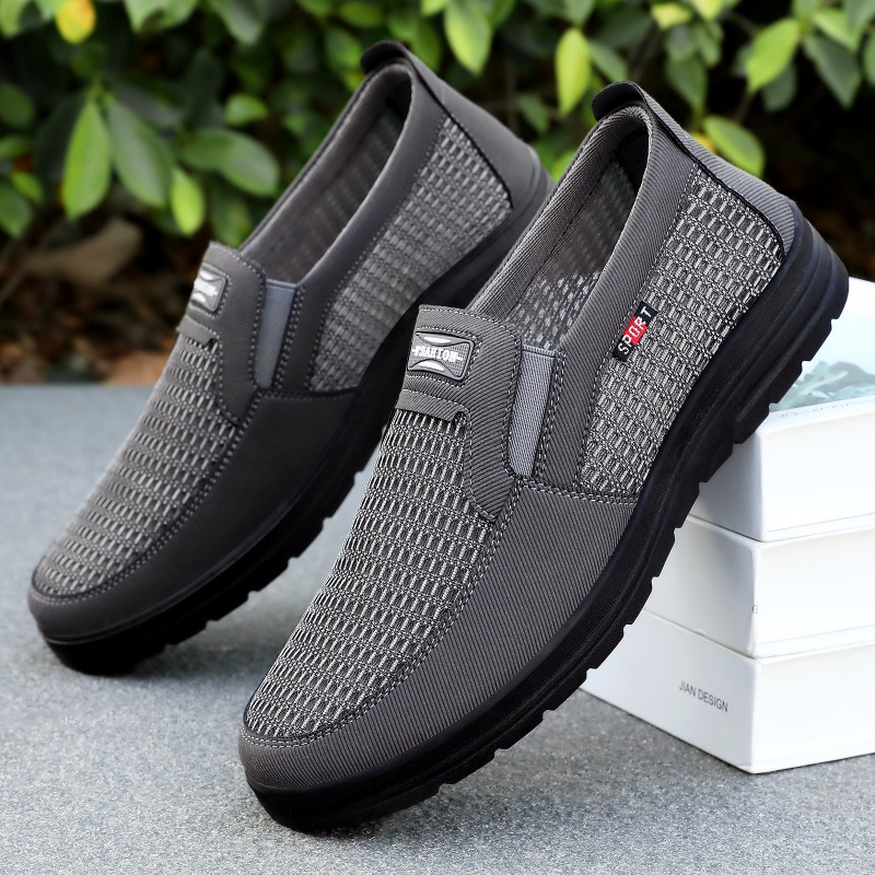 Loafer Slip On Men - Mocassins en maille respirante pour hommes,