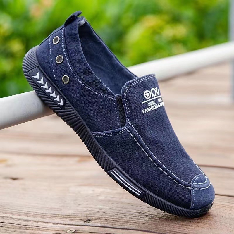 Loafer Slip On Men - Chaussures en toile de luxe pour