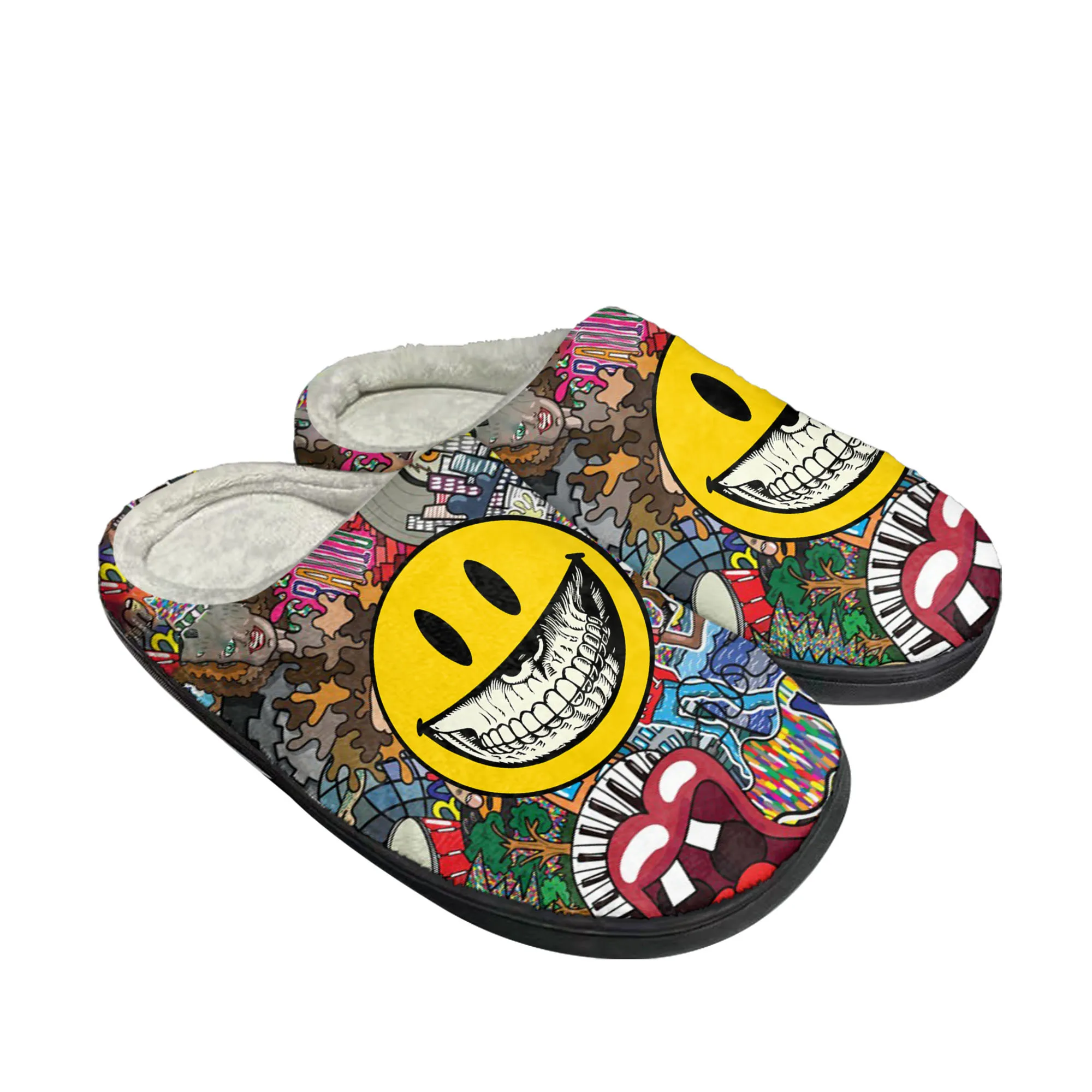 Men Shoes Winter - Street Art Graffiti maison coton pantoufles