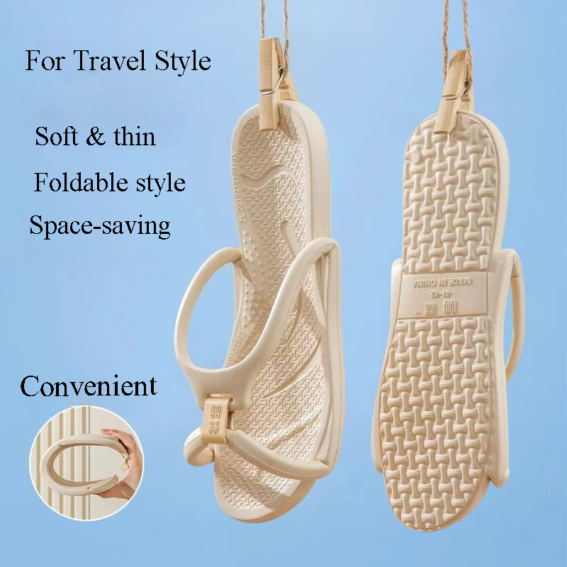Men Shoes Size - Chaussons de voyage pliables unisexes en