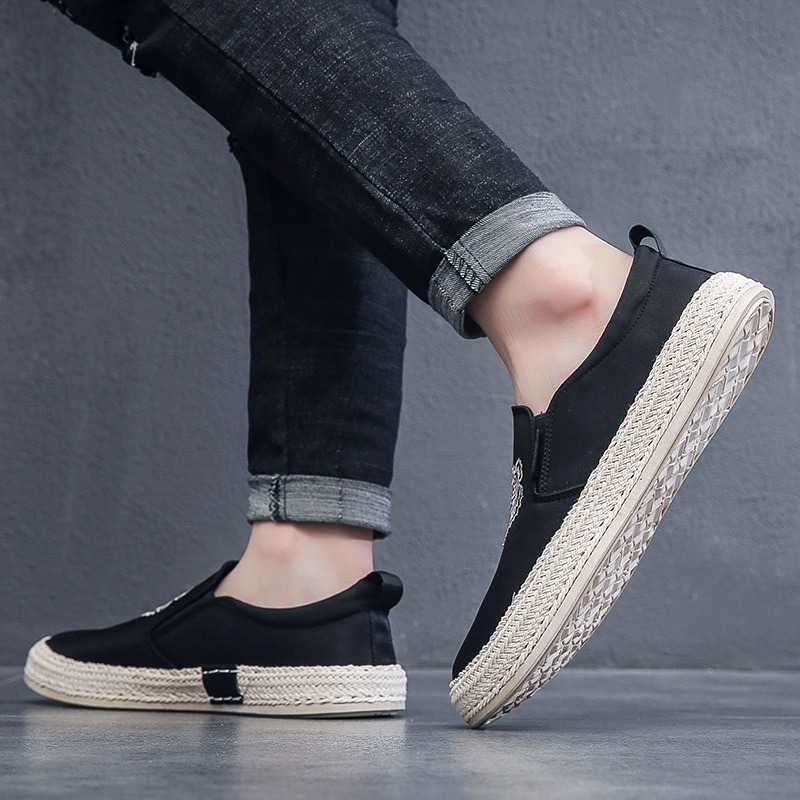 Chaussures respirantes noires  - Loafer Slip On Men avis et prix