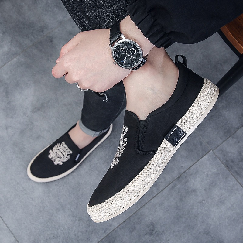 Chaussures respirantes noires  - Loafer Slip On Men avis et prix