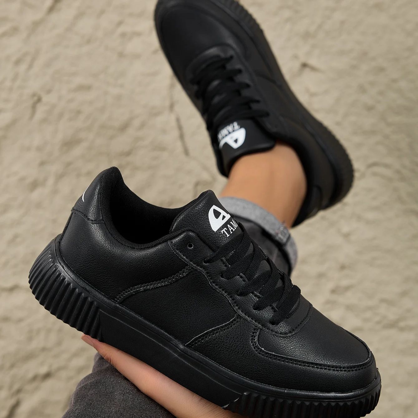 Hommes chaussures en cuir en p - Men'S Shoes Black And White avis et prix