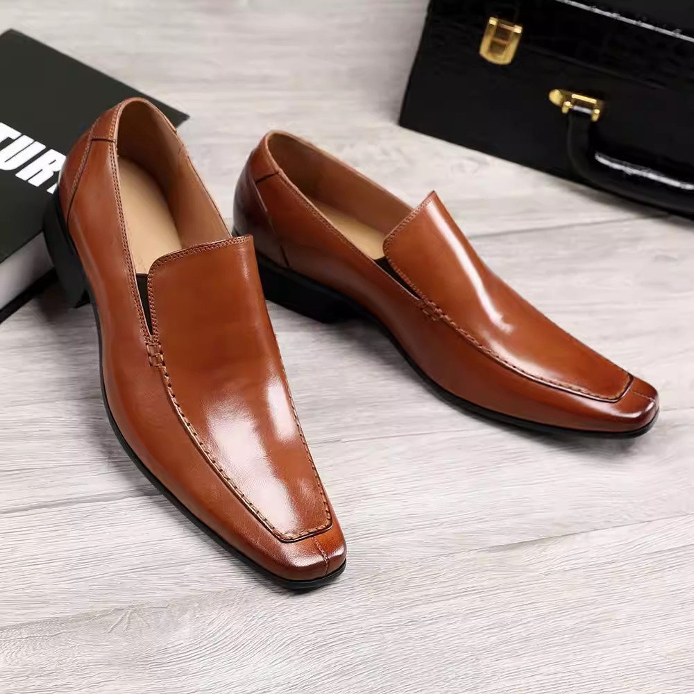 Chaussures en cuir pointues de - Men Shoes Formal avis et prix