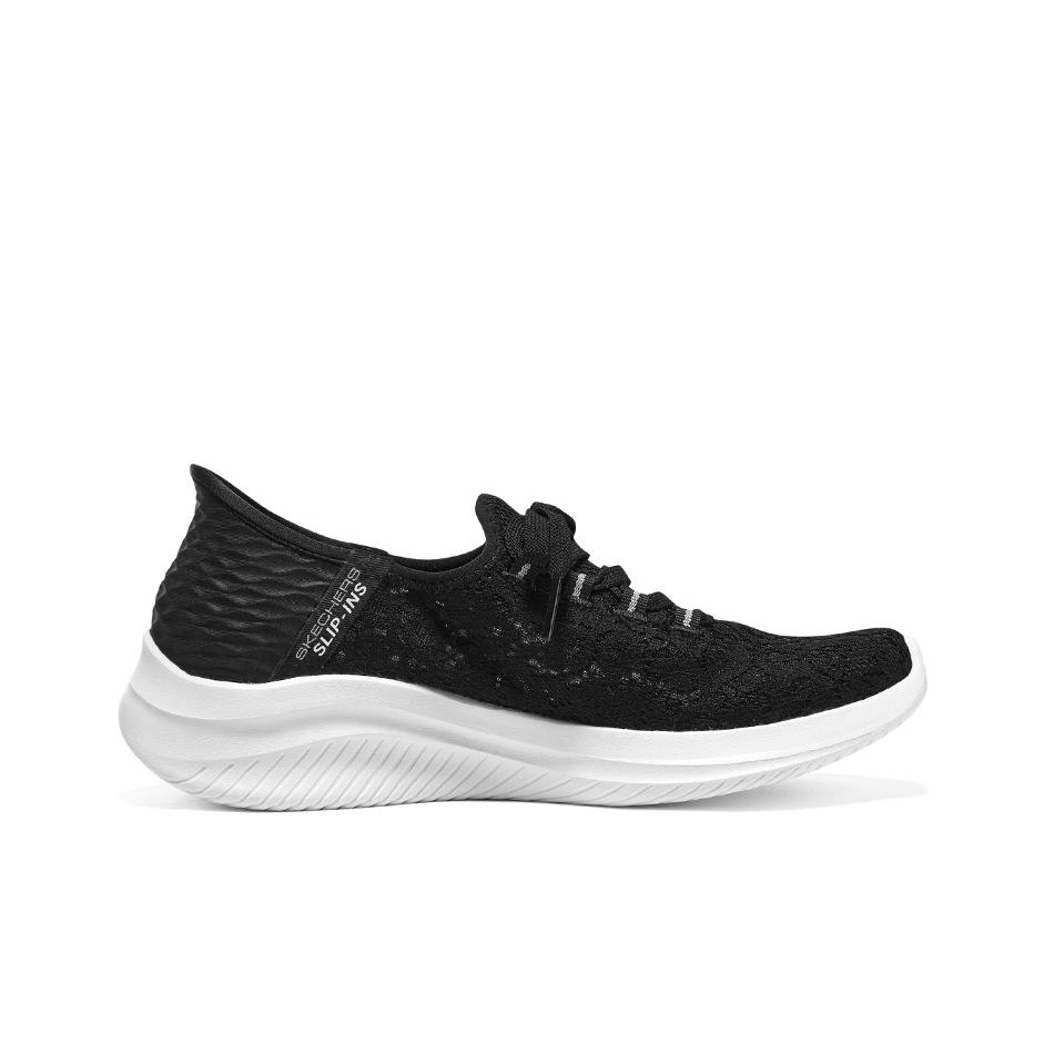 Chaussures de marche Skechers  - Men'S Shoes Black And White avis et prix