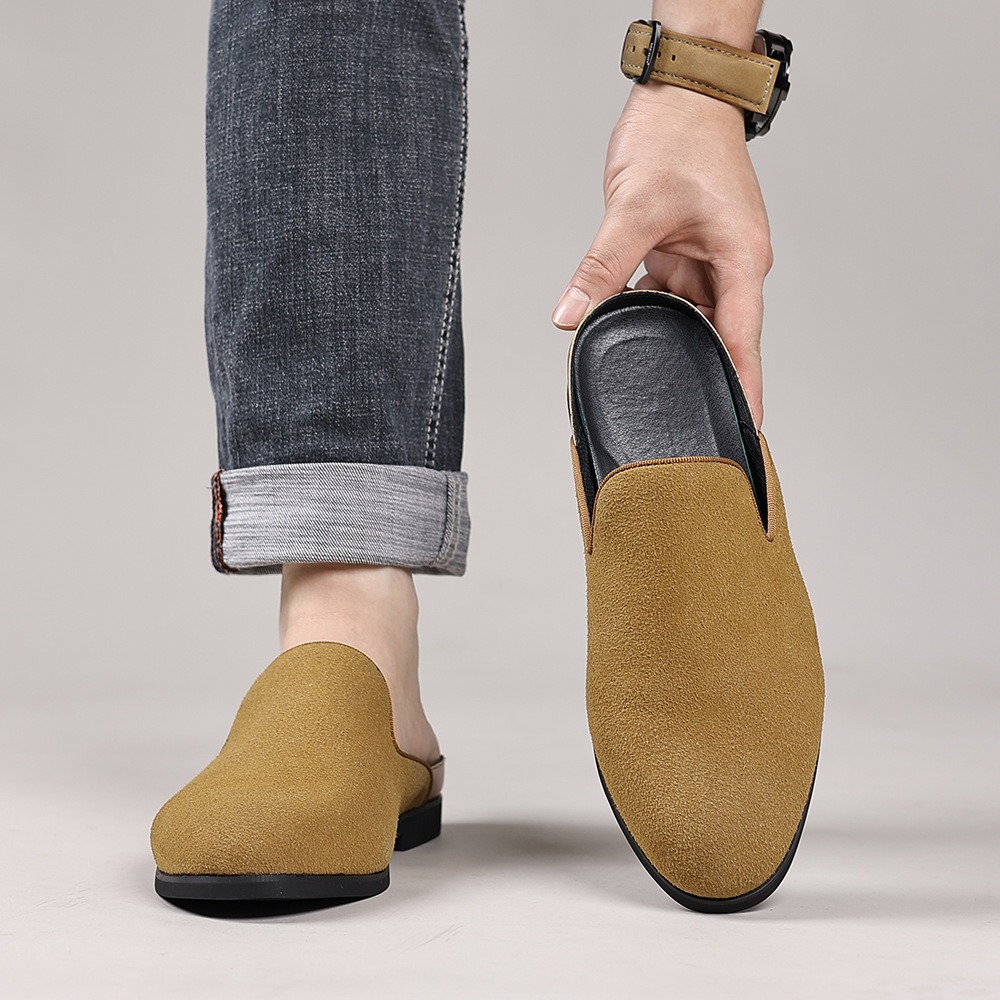 Mules en daim pour homme, moca - Men Shoes Formal avis et prix