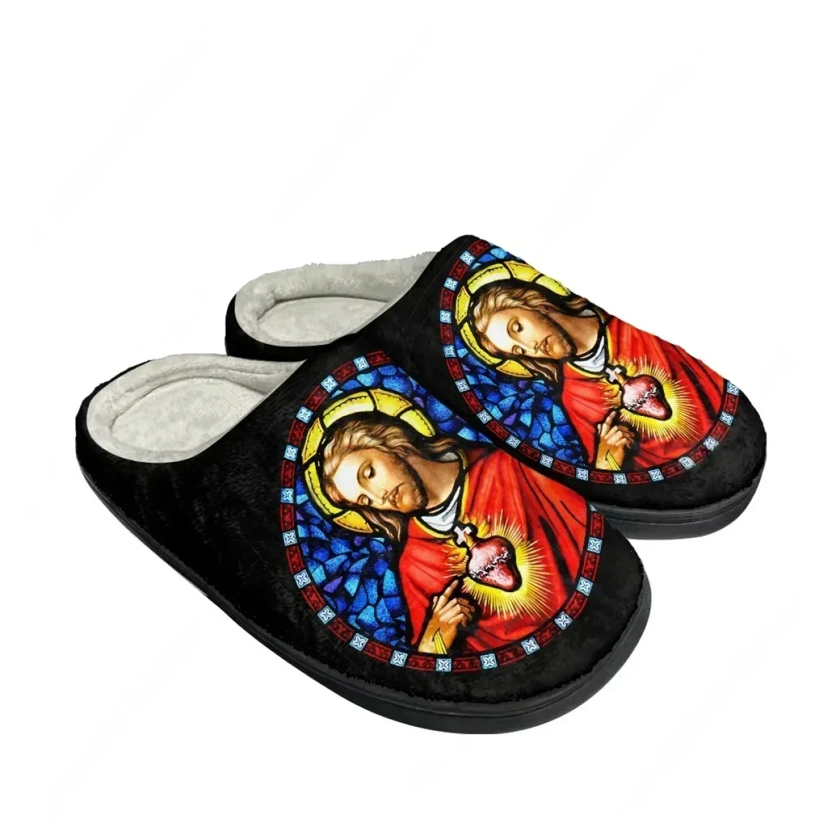 Pantoufles en coton avec motif - Men Shoes Winter avis et prix