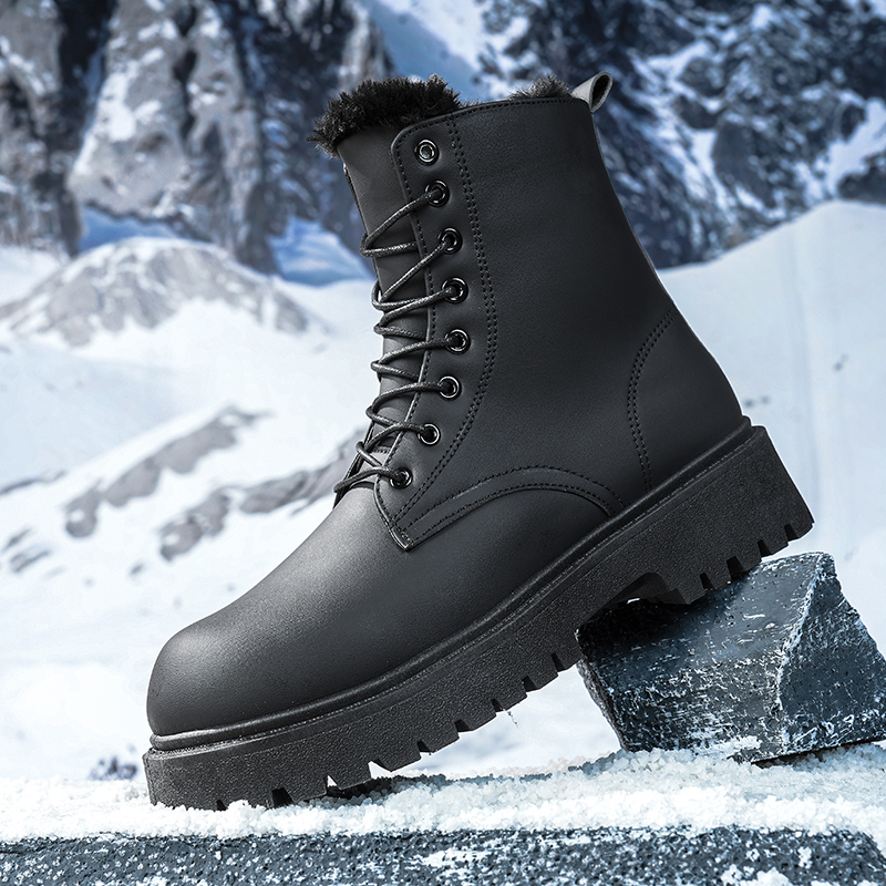 Bottes hautes en peluche pour  - Men Shoes Winter avis et prix