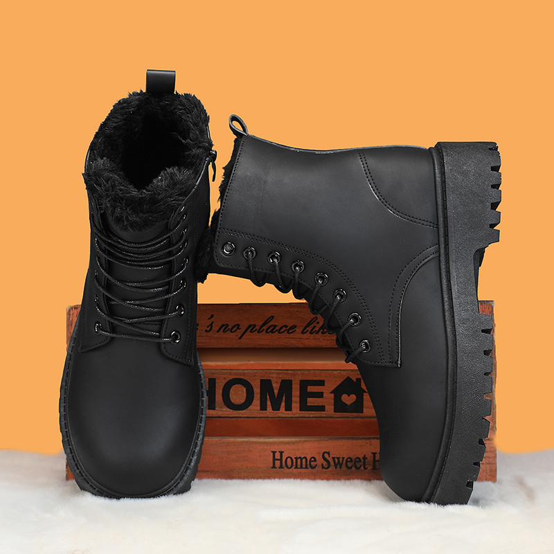 Bottes hautes en peluche pour  - Men Shoes Winter avis et prix