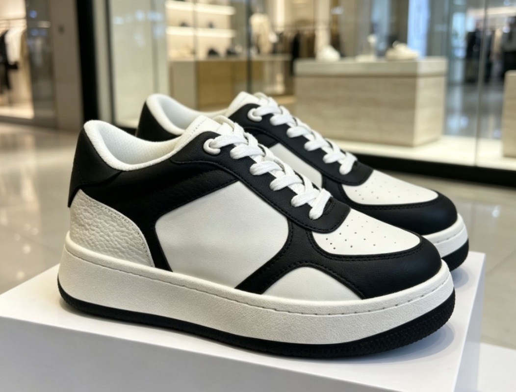 Baskets décontractées classiqu - Men'S Shoes Black And White avis et prix