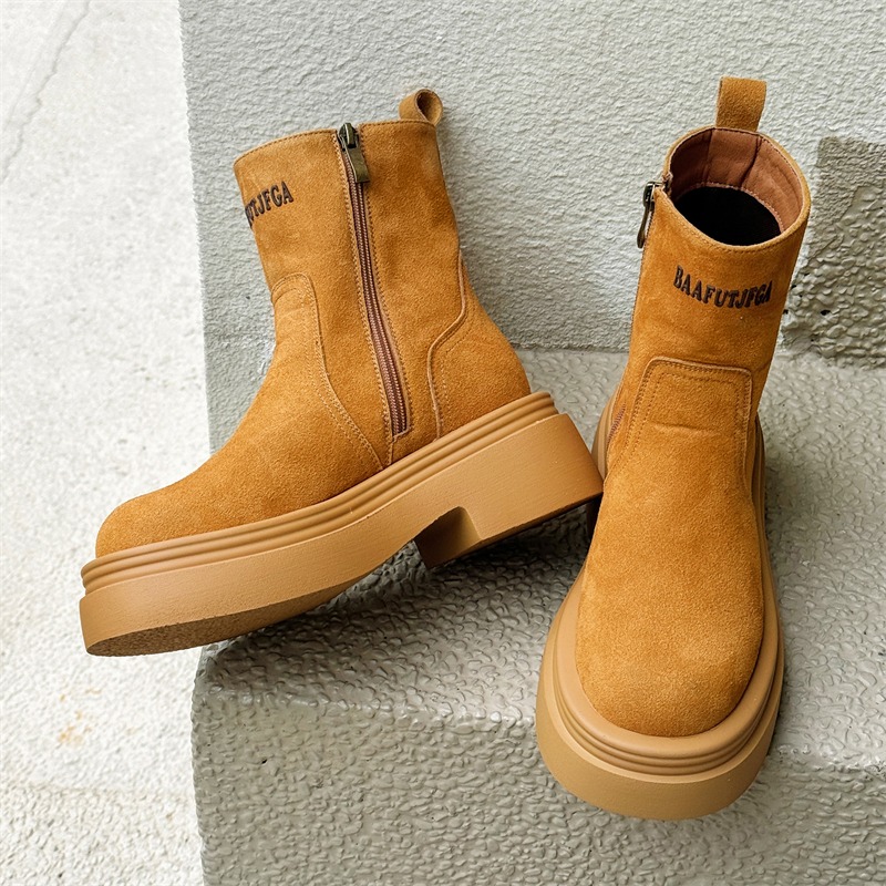 Bottes courtes rétro d'hiver p - Men'S Shoes Height Increase avis et prix
