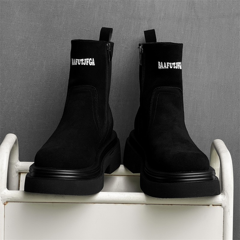 Bottes courtes rétro d'hiver p - Men'S Shoes Height Increase avis et prix