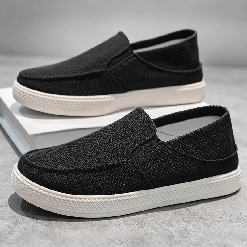 Mocassins en lin pour hommes,  - Loafer Slip On Men avis et prix
